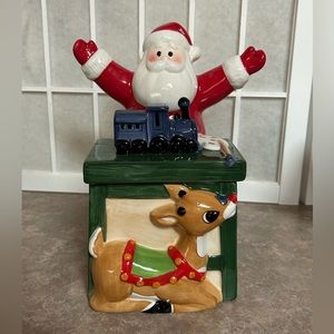 Lenox Rudolph the Red-Nosed Reindeer Covered Candy Dish